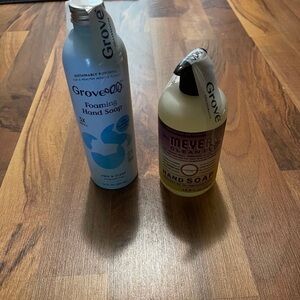 New Grove and Mrs. Meyer's Hand Soap Duo